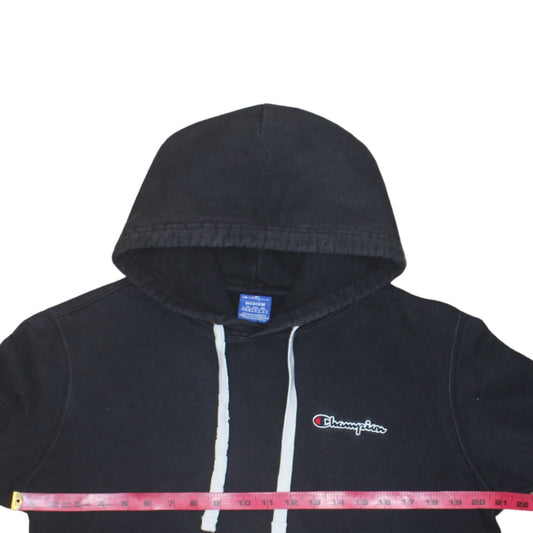 Mens UK Size M Champion Black Pullover Hoodie