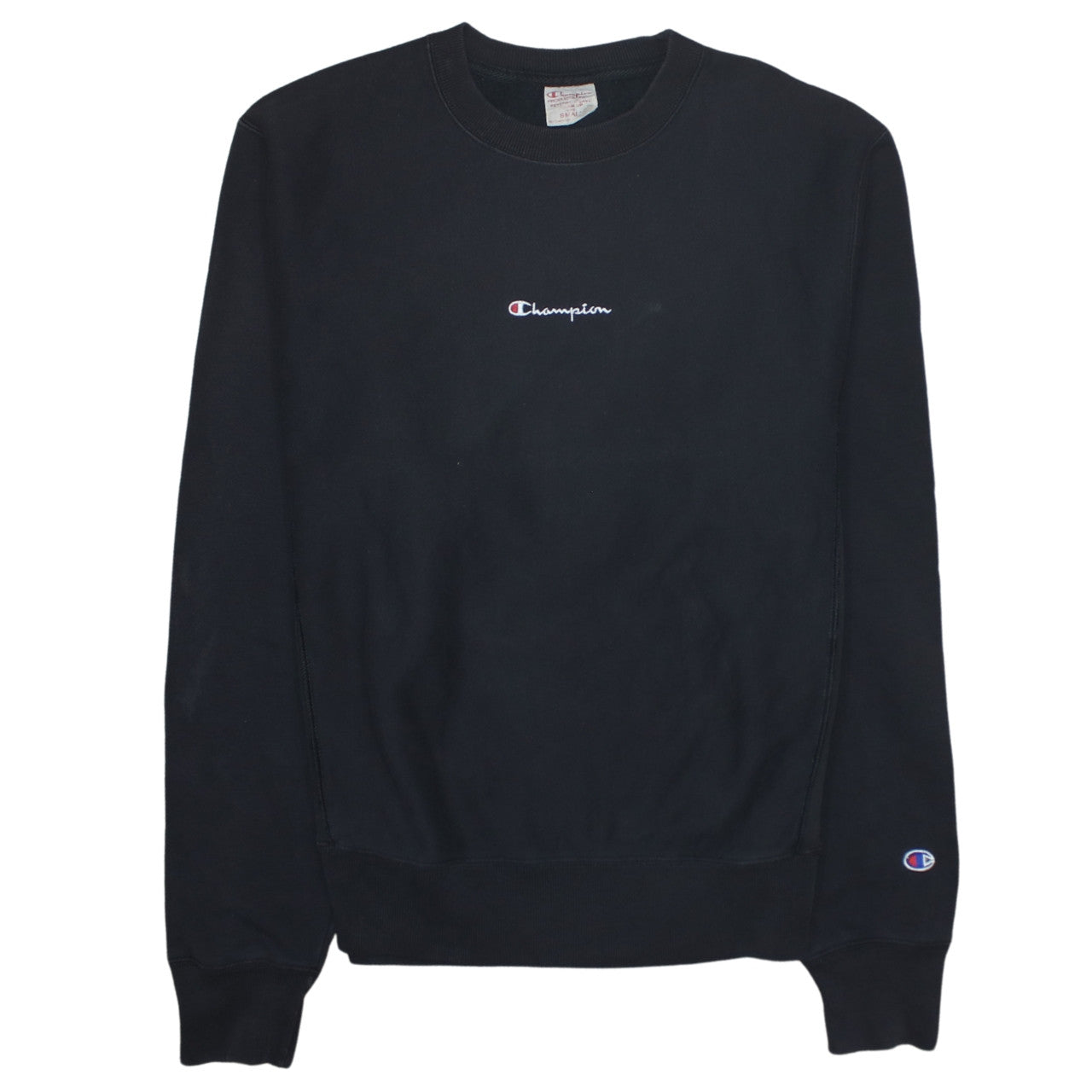 Mens UK Size S Champion Black Pullover Sweatshirt