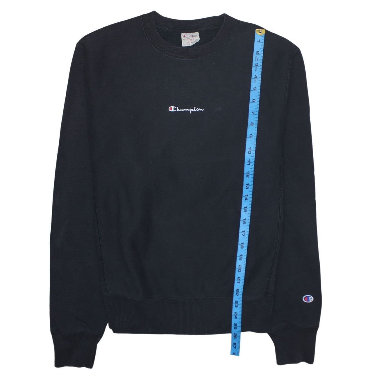Mens UK Size S Champion Black Pullover Sweatshirt