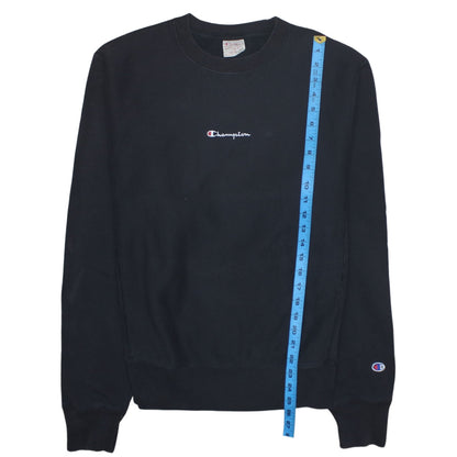 Mens UK Size S Champion Black Pullover Sweatshirt