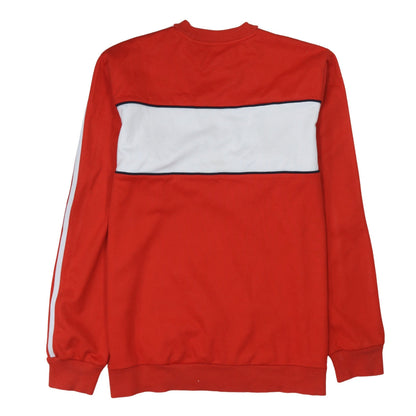 Mens UK Size L adidas Red Pullover Sweatshirt