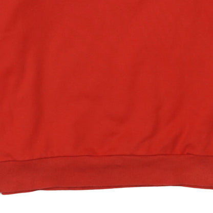 Mens UK Size L adidas Red Pullover Sweatshirt