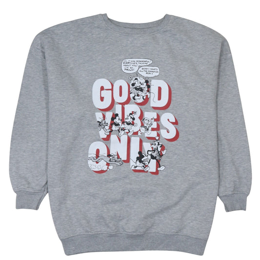 Womens UK Size S Primark Grey Pullover Sweatshirt