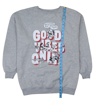 Womens UK Size S Primark Grey Pullover Sweatshirt