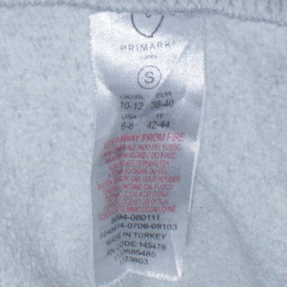 Womens UK Size S Primark Grey Pullover Sweatshirt
