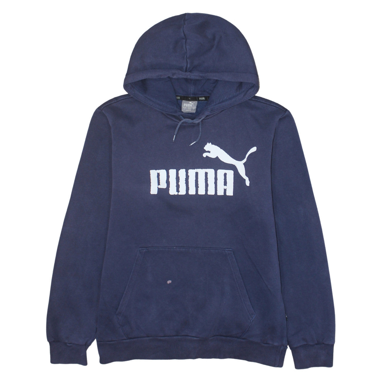 Womens UK Size S PUMA Blue Pullover Hoodie