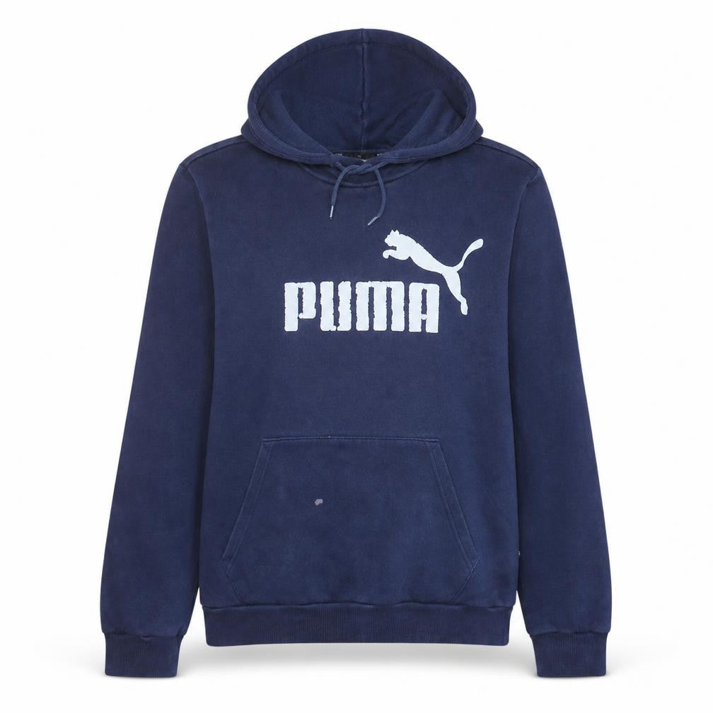 Womens UK Size S PUMA Blue Pullover Hoodie
