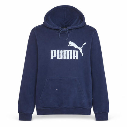Womens UK Size S PUMA Blue Pullover Hoodie