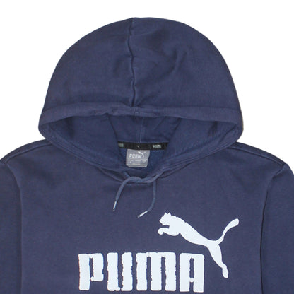 Womens UK Size S PUMA Blue Pullover Hoodie