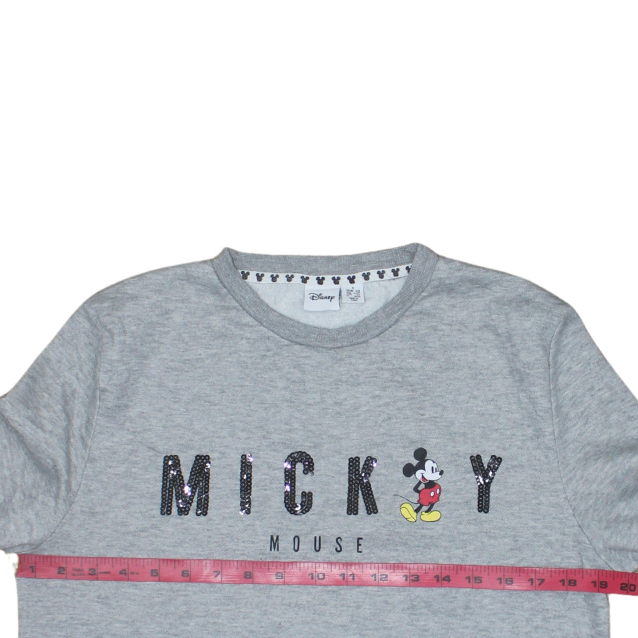 Womens UK Size S Disney Grey Pullover Sweatshirt