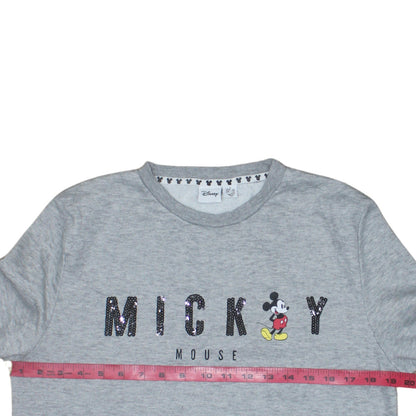 Womens UK Size S Disney Grey Pullover Sweatshirt