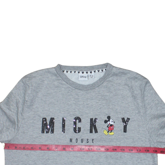 Womens UK Size S Disney Grey Pullover Sweatshirt