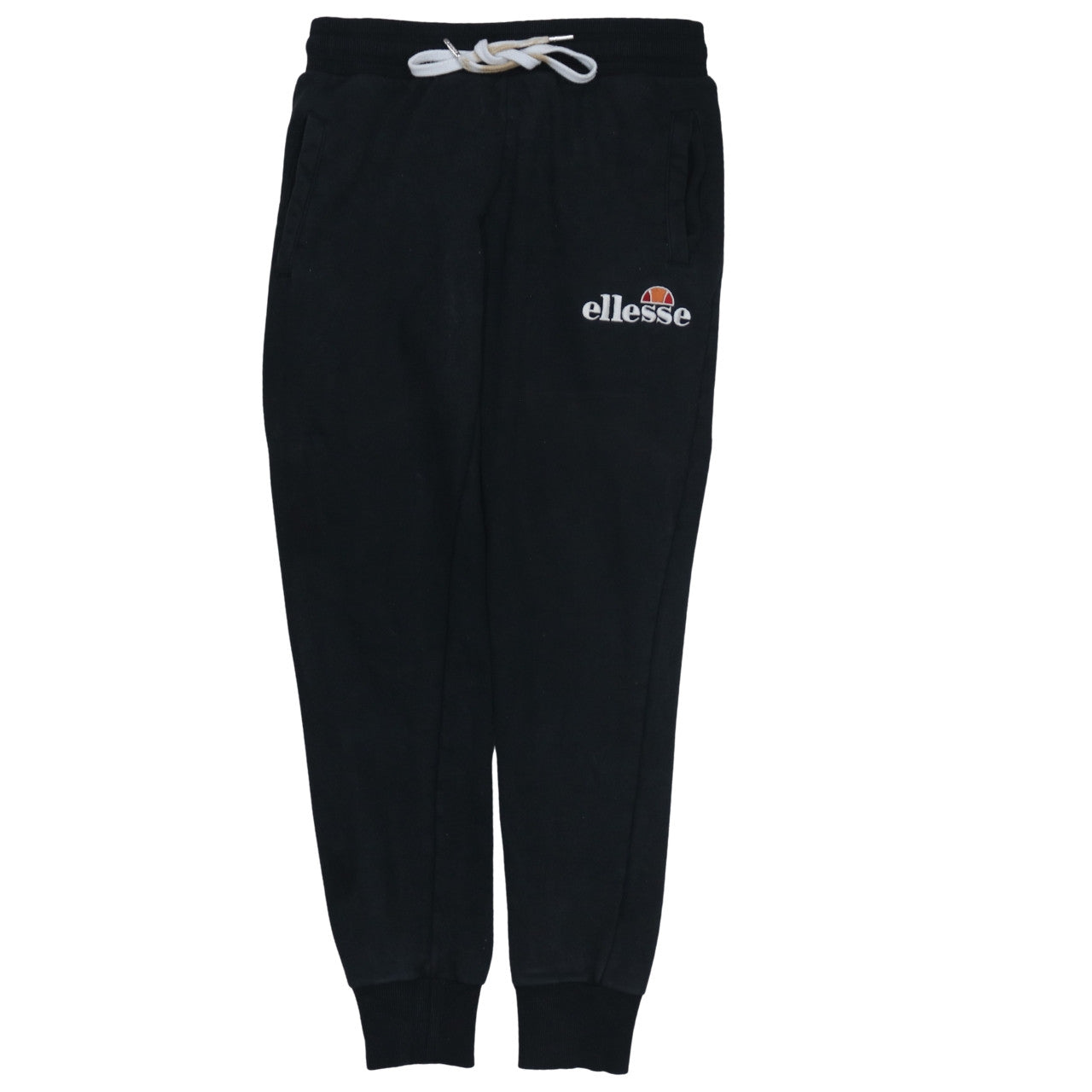 Womens UK Size 10 ellesse Regular Fit Jogger Black Trousers