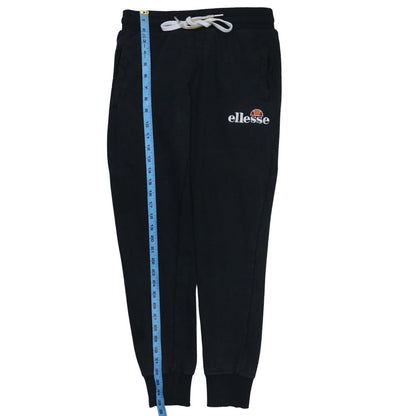 Womens UK Size 10 ellesse Regular Fit Jogger Black Trousers