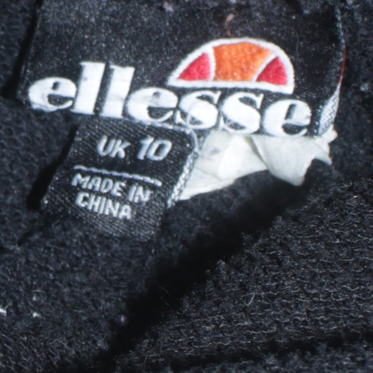 Womens UK Size 10 ellesse Regular Fit Jogger Black Trousers