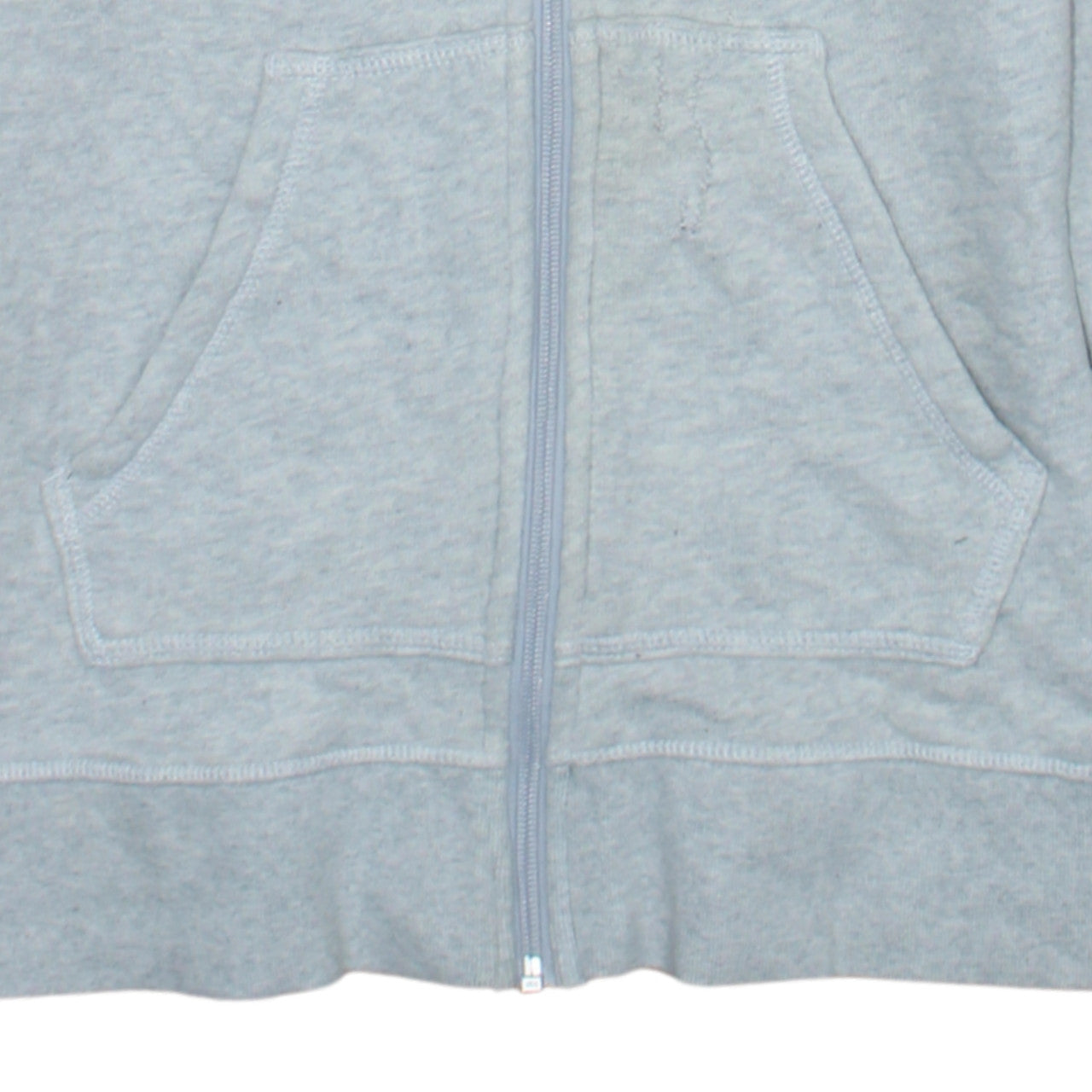 Womens UK Size 8 adidas Grey Full Zip Hoodie