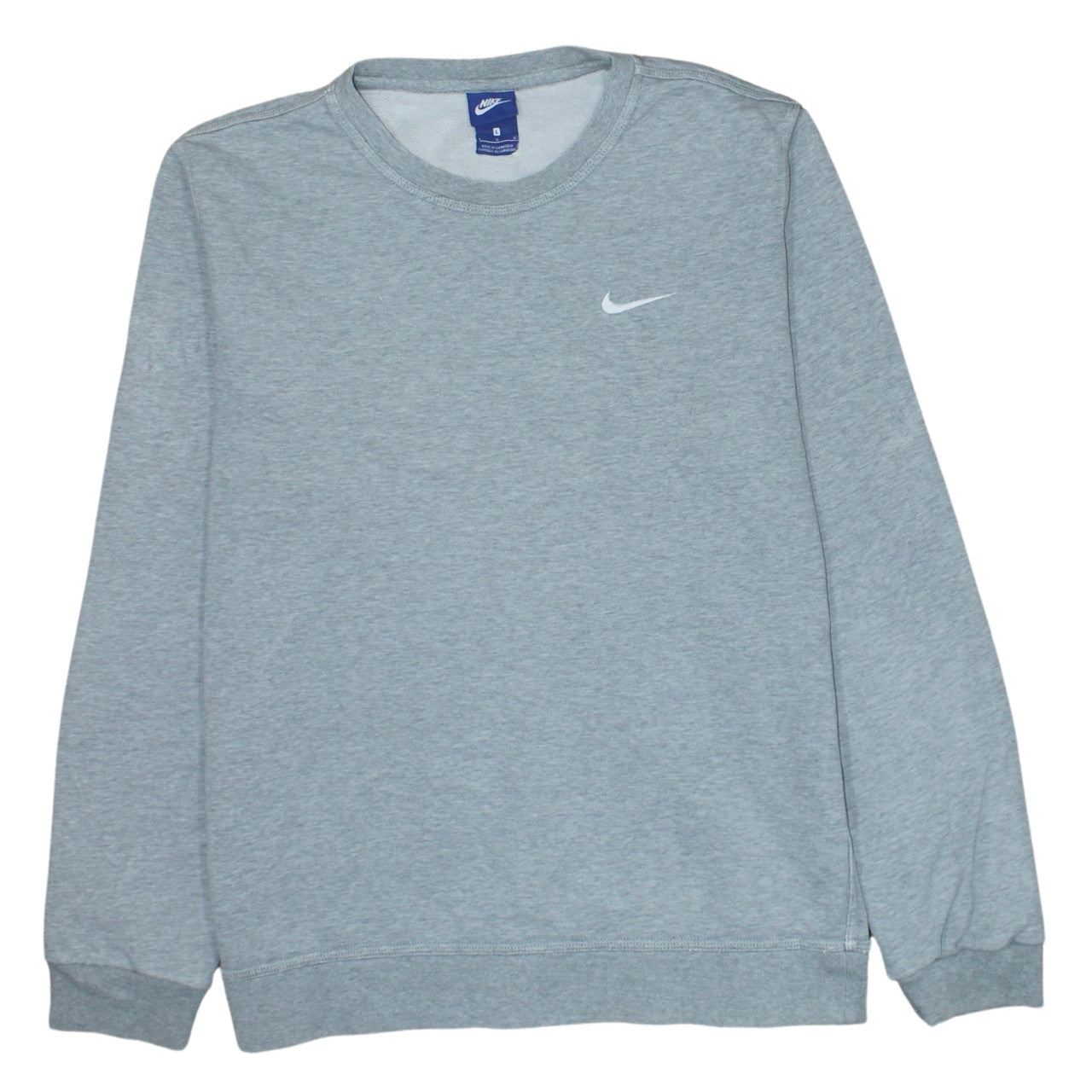Mens UK Size L Nike Grey Pullover Sweatshirt