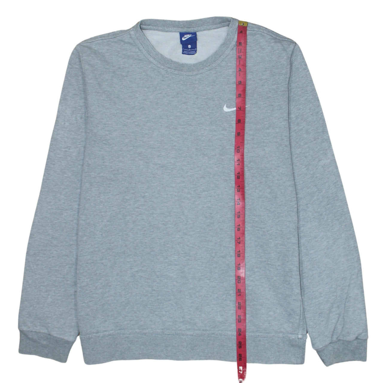 Mens UK Size L Nike Grey Pullover Sweatshirt