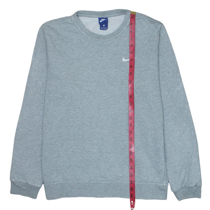 Mens UK Size L Nike Grey Pullover Sweatshirt