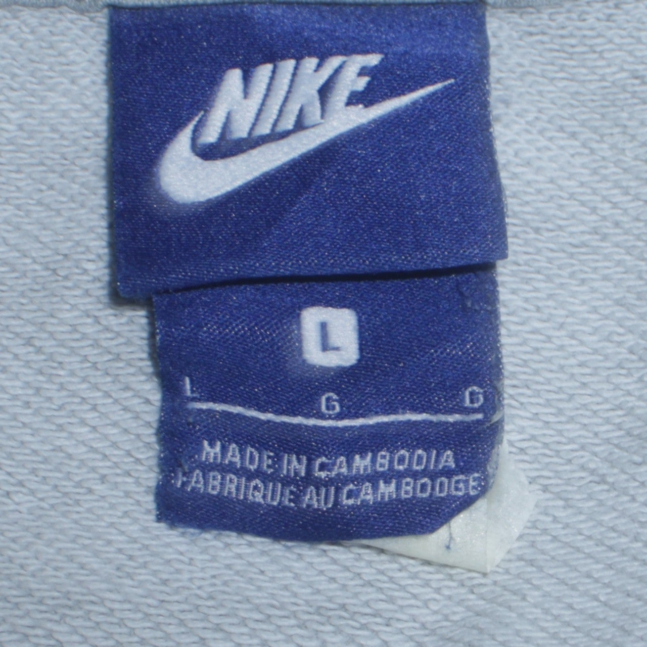 Mens UK Size L Nike Grey Pullover Sweatshirt