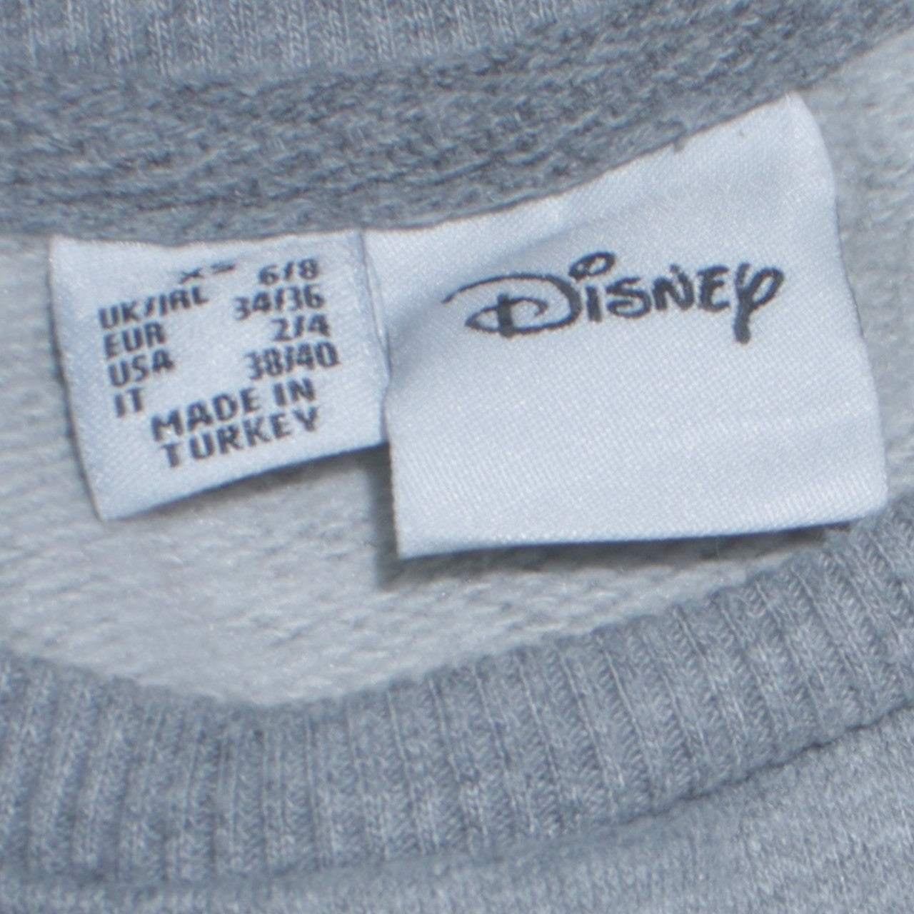 Womens UK Size XS Primark Grey Pullover Sweatshirt