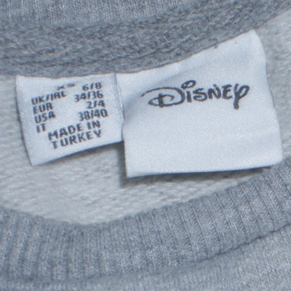 Womens UK Size XS Primark Grey Pullover Sweatshirt