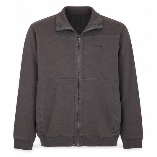 Mens UK Size L Calvin Klein Grey Casual Walking Gym & Training Jacket