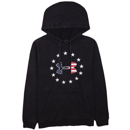 Mens UK Size L Under armour Black Pullover Hoodie