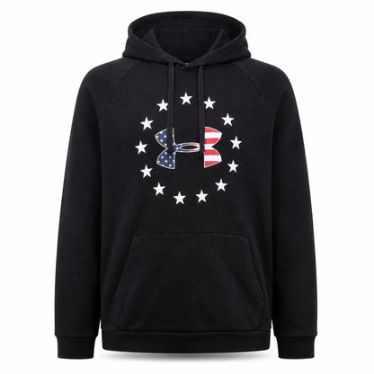 Mens UK Size L Under armour Black Pullover Hoodie