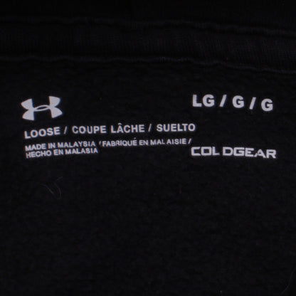 Mens UK Size L Under armour Black Pullover Hoodie