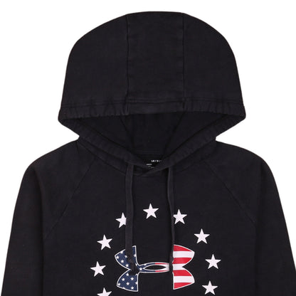 Mens UK Size L Under armour Black Pullover Hoodie