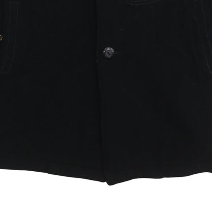 Mens UK Size L G-Star RAW Black Overcoat