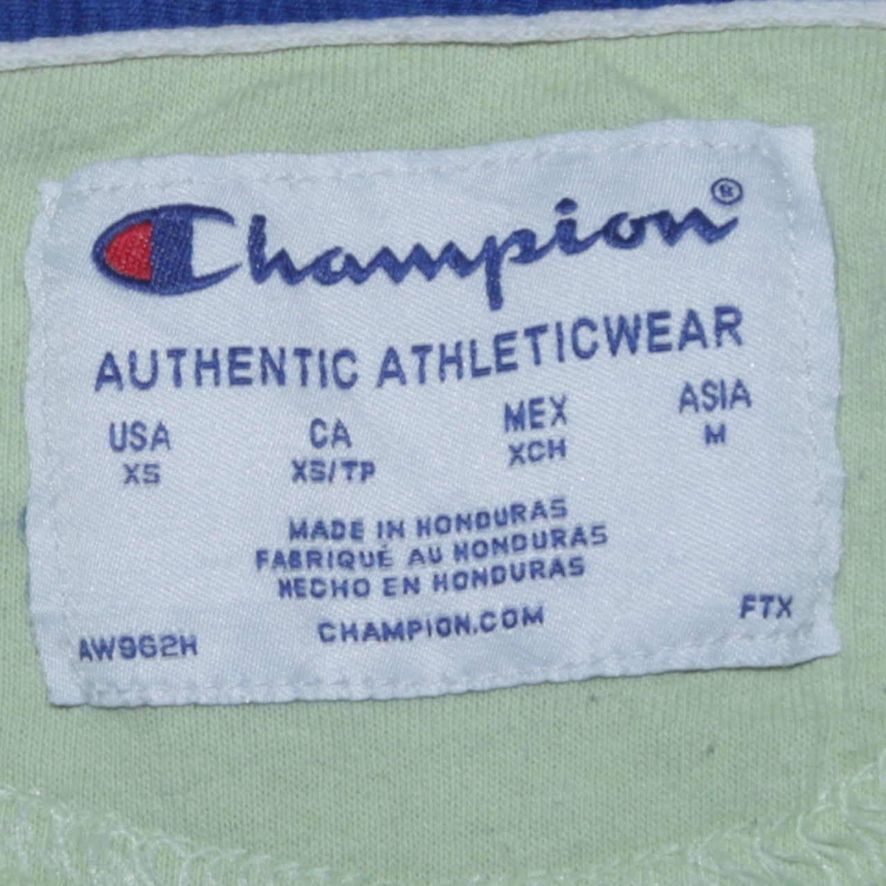 Womens UK Size XS Champion Yellow Pullover Hoodie