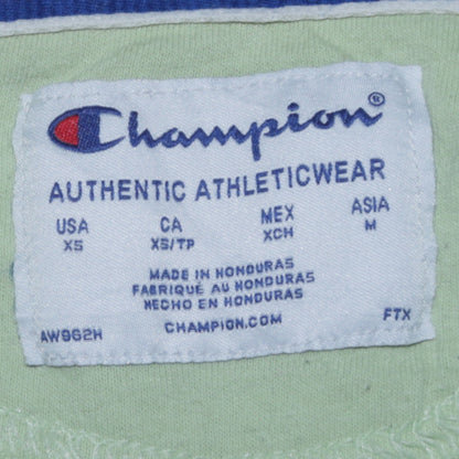 Womens UK Size XS Champion Yellow Pullover Hoodie