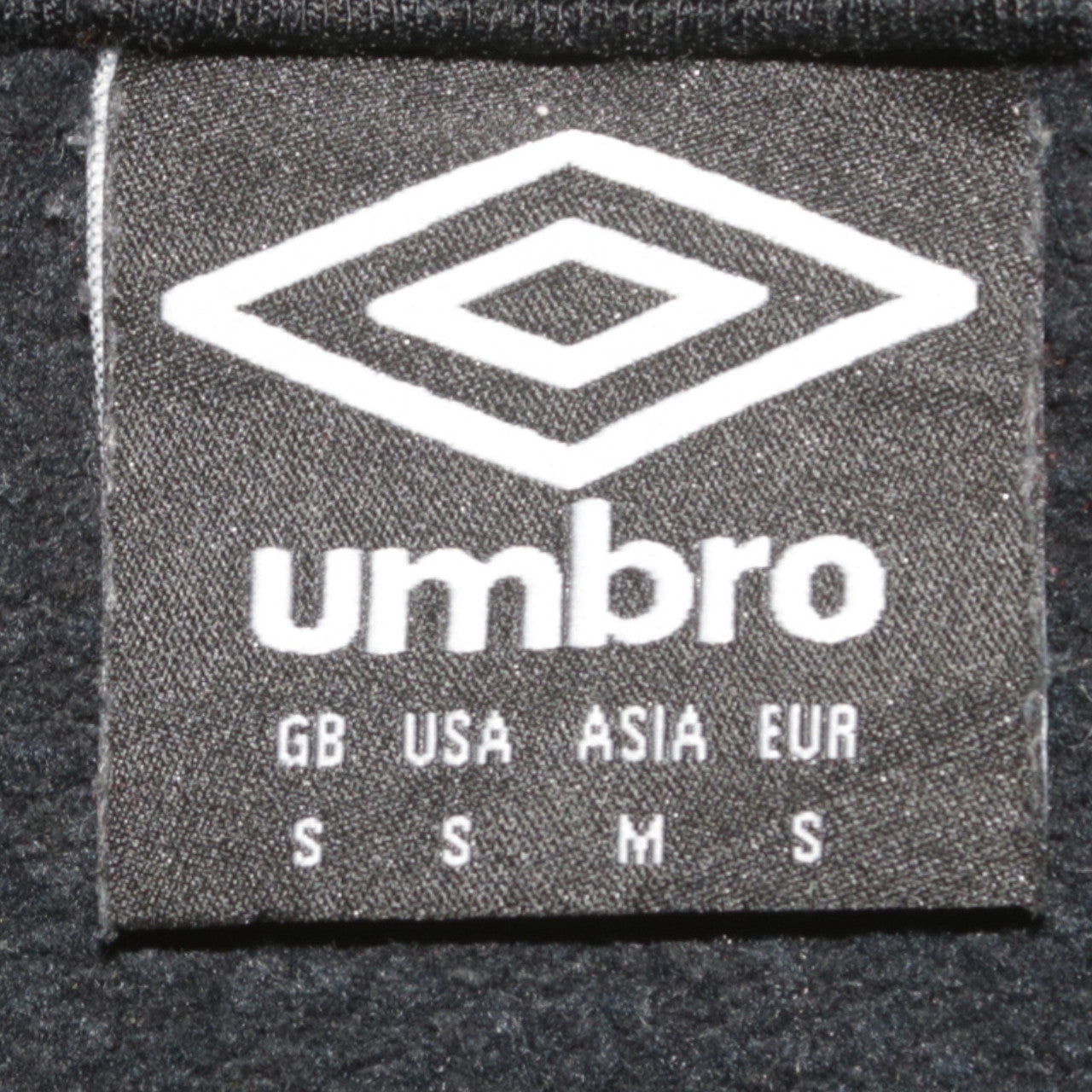 Mens UK Size S Umbro Black Pullover Hoodie