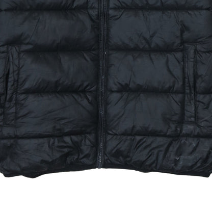 Champion Men's Black 2XL Hooded Puffer Jacket Full Zip Winter Coat