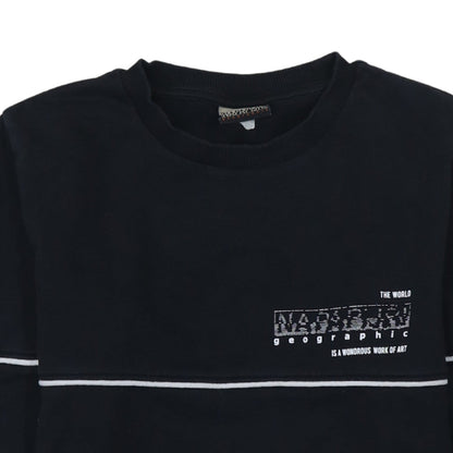 Teens UK Size 14 Napapijri Black Pullover Sweatshirt