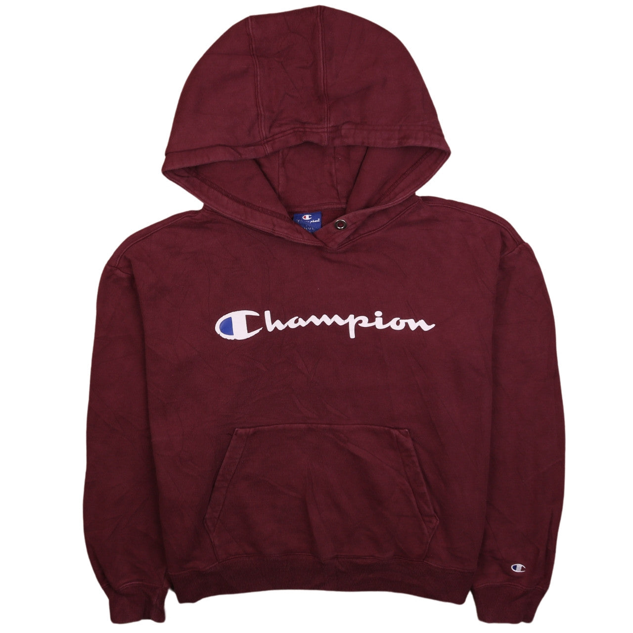 Mens UK Size S Champion Red Pullover Hoodie