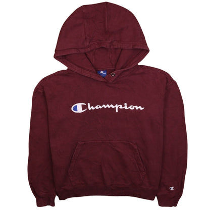 Mens UK Size S Champion Red Pullover Hoodie