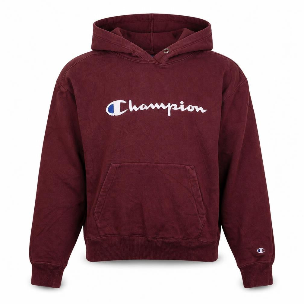 Mens UK Size S Champion Red Pullover Hoodie