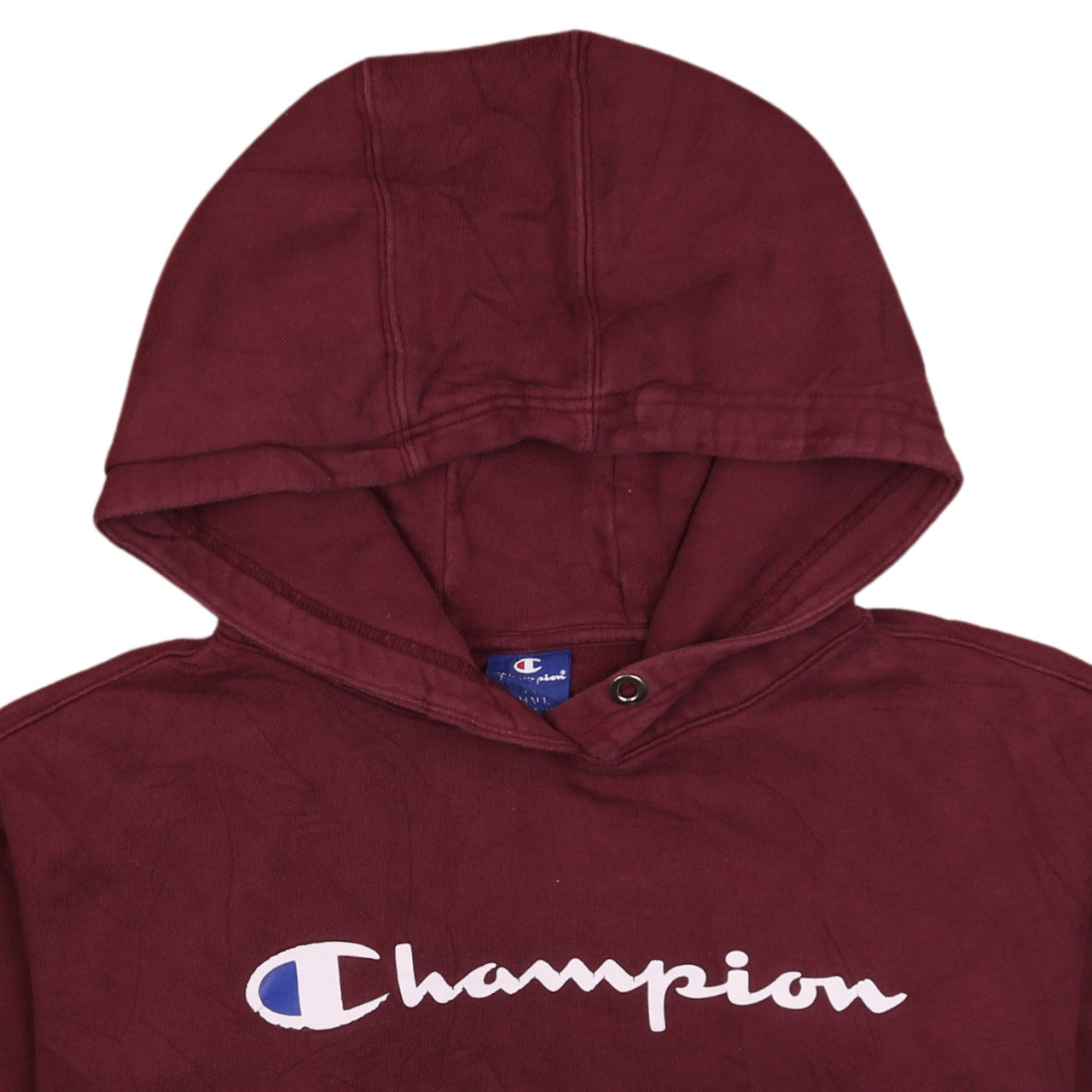 Mens UK Size S Champion Red Pullover Hoodie