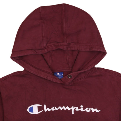 Mens UK Size S Champion Red Pullover Hoodie