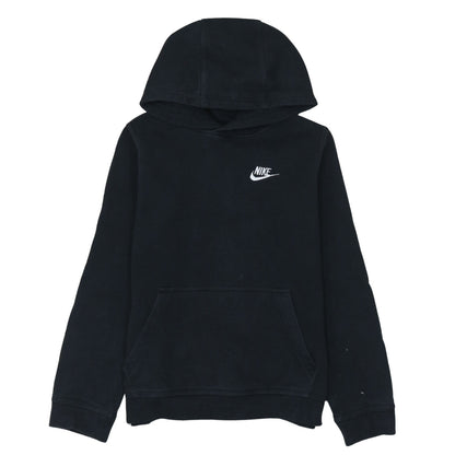 Nike Boys Black Pullover Hoodie L 147-158cm Fleece Sweatshirt