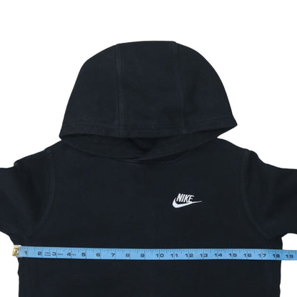 Nike Boys Black Pullover Hoodie L 147-158cm Fleece Sweatshirt
