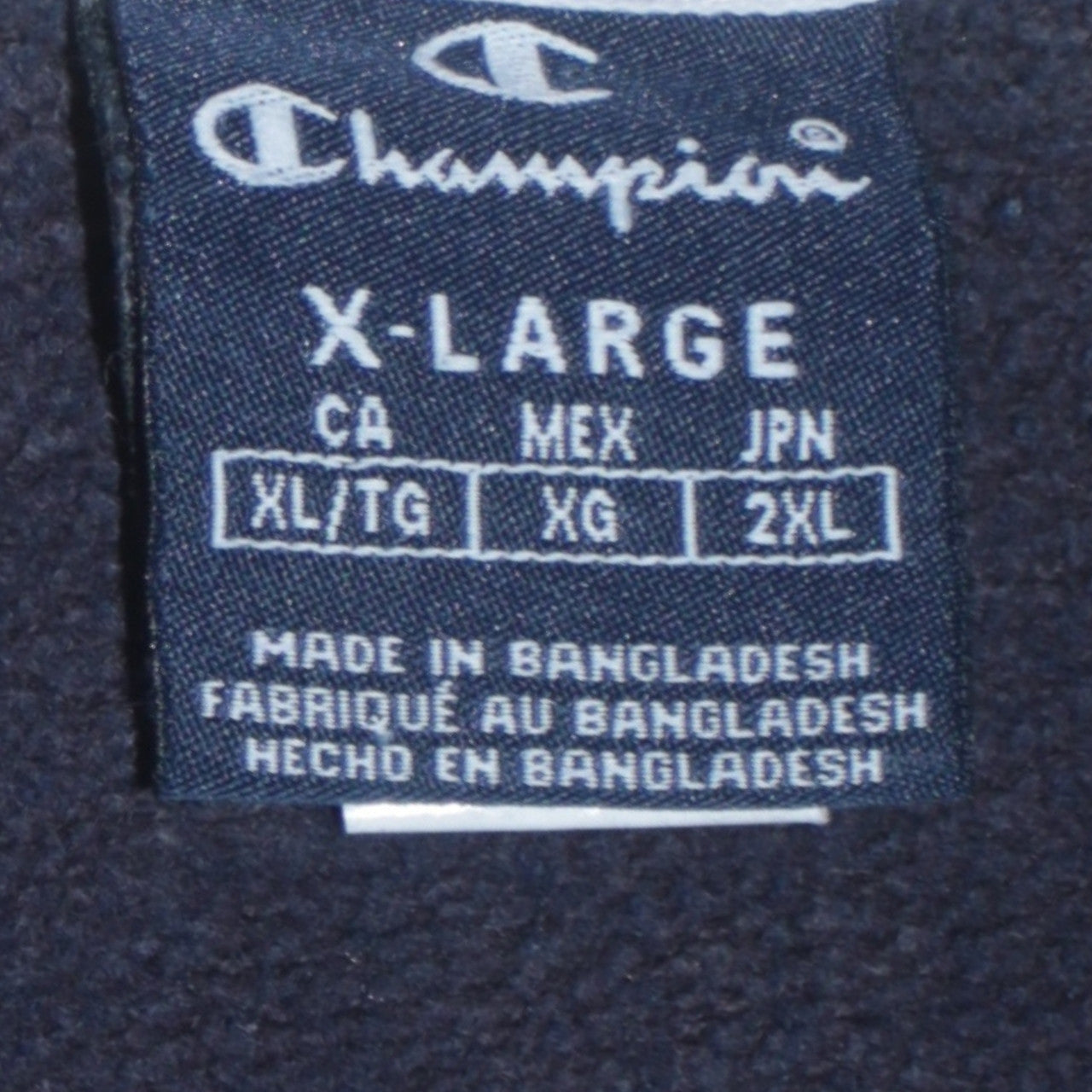 Mens UK Size XL Champion Black Pullover Sweatshirt