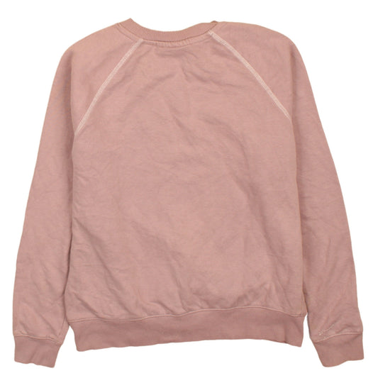 Womens UK Size S FILA Pink Pullover Sweatshirt