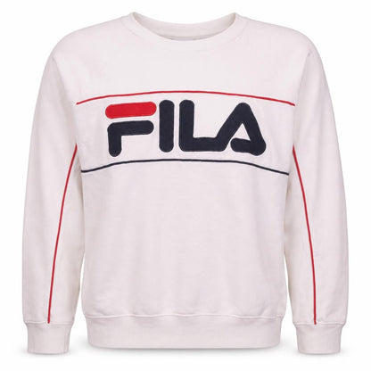 Mens UK Size L FILA White Pullover Sweatshirt