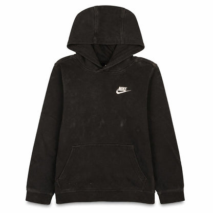 Nike Boys Black Pullover Hoodie Size 158cm Fleece Sweatshirt