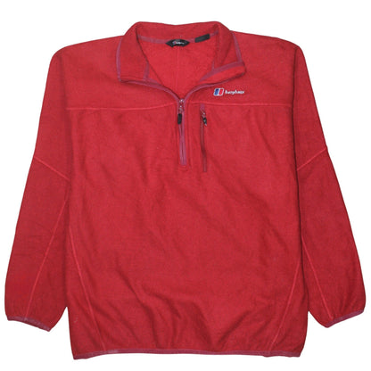 Mens UK Size XL Berghaus Red Pullover Sweatshirt