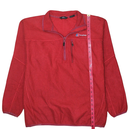 Mens UK Size XL Berghaus Red Pullover Sweatshirt